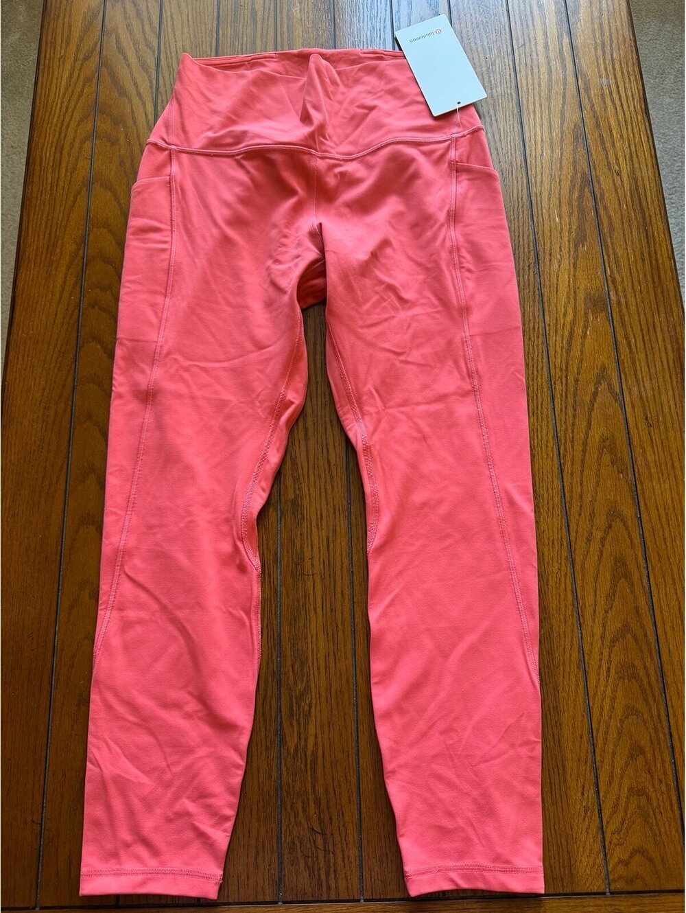 Lululemon Align With Pockets High Rise 25” Pale Raspberry Size 10 NWT - Picture 3 of 7
